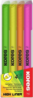 Produktbild von Kores TM36240 - 4 Stück(e) - Grün - Orange - Pink - Gelb - Mehrfarbig - Rund - 0,5 mm - 3,5 mm