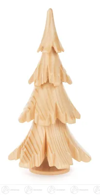 Produktbild von Massivholzbaum natur (9cm) von Dregeno Seiffen