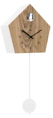 Immagine prodotto di Orologio da parete con decorazioni a tema eremitico e design in legno