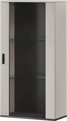 Produktbild von Furniture24 Hängevitrine Soho Hängeschrank Wandvitrine Kaschmir