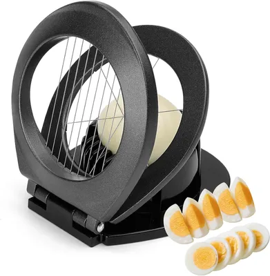 Imagen del producto de Cortador de huevos 2 en 1 de acero inoxidable 304, apto para lavavajillas, para huevos y frutas