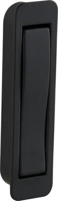 Produktbild von Klapphaken Pepea zum Einlassen - 1 Haken, Höhe 80 mm, ZN schwarz lackiert