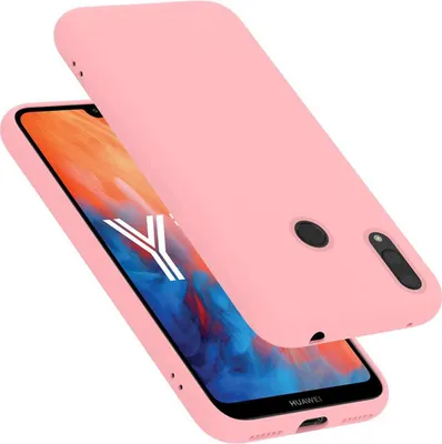 Obrázek produktu pro Cadorabo ochranný kryt pro Huawei Y7 2019 / Y7 PRIME 2019 pouzdro na mobilní telefon v růžové barvě kryt TPU pouzdro