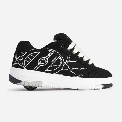 Produktbild von Heelys Kolect Glow Schwarz/Weiß – Sneaker mit Rollen und Leuchteffekt | Coole Heelys für Kinder und Jugendliche