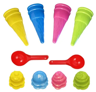 Immagine prodotto di Set di 18 giocattoli a forma di gelati