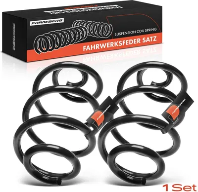 Image de Frankberg 2x Ressort de Suspension Essieu Arrière pour Nissan Micra III K12 1.0L 1.2L 1.4L 1.5L 2003-2010
