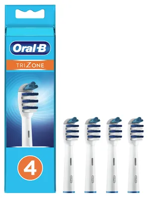 Produktbild von Oral-B Trizone Elektrische Zahnbürstenkopf, 4 Stück, Plaqueentferner, 3 Borstenz