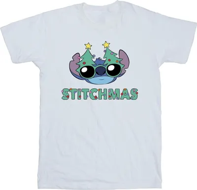 Obrázok produktu pre Disney - Tričko "Stitchmas" pre mužov BI33804 (S) (Biela)