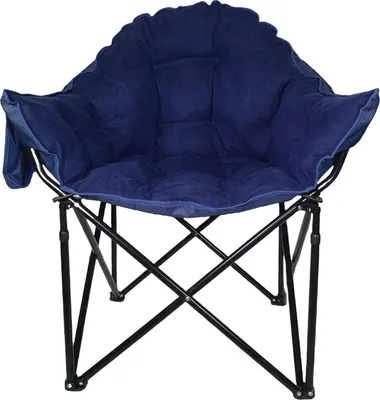 Produktbild von Klappbarer Komfortsessel mit weichem Velvet Bezug