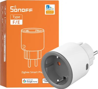 Produktbild von SONOFF S60ZBTPF Zigbee Steckdose Fernsteuerung Energiemessung Repeater eWeLink