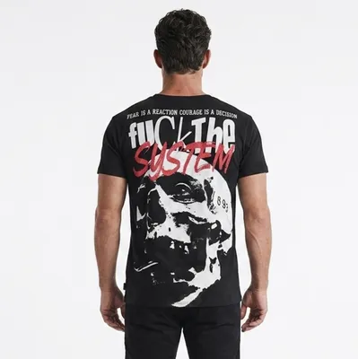 Produktbild von Yakuza Herren Reaction Regular T-Shirt, Schwarz, 3XL