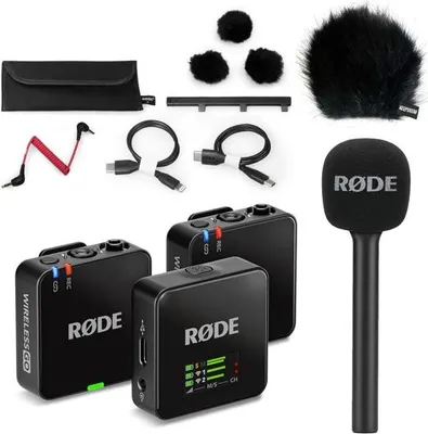 Obrázok produktu pre Bezdrôtový mikrofón Rode GO Gen 3 Interview Set 1 BK
