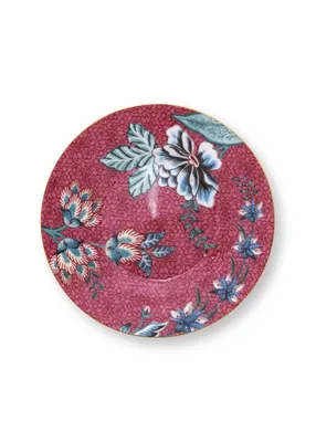 Produktbild von Pip Studio kleine Teller Flower Festival Dark Pink 12 cm