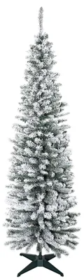Produktbild von Kš¹nstlicher Weihnachtsbaum, 210 cm, schneebedeckte PVC-Zweige, faltbar, Metallst?nder, grš¹n und wei?