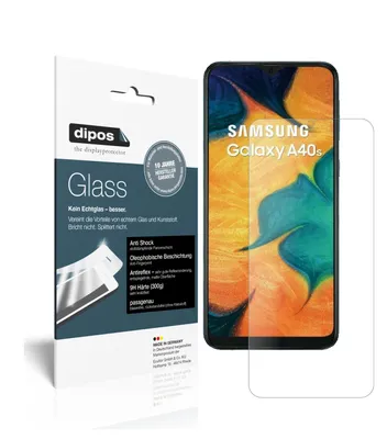 Produktbild von 1x Schutzfolie für Samsung Galaxy A40s matt - Anti-Shock 9H Folie dipos Glass Kunststoffglas