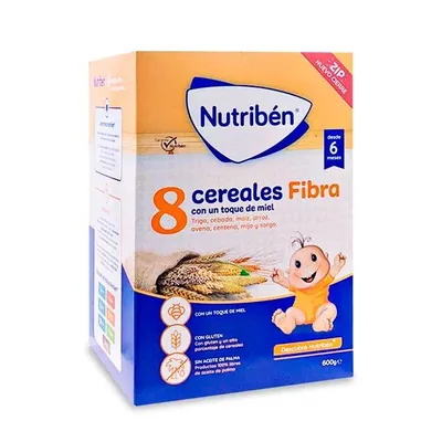 Produktbild von Nutribén 8 Ballaststoffe aus Getreide und Honig, 600 g