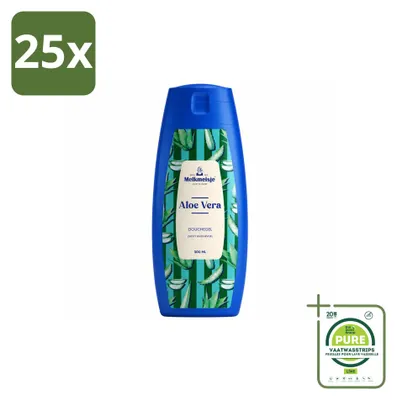 Zdjęcie produktu dla 25 sztuk żelu pod prysznic i do kąpieli – Aloes – 300 ml – Opakowanie zbiorcze
