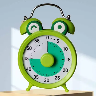 Produktbild von Visueller Timer Kinder 60 Min leise ADHS Schule Grün Lernzeit