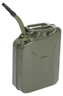 Immagine prodotto di LEADZM - Tanica di riserva da 20 litri, in lamiera d'acciaio, per carburante. Tanica in metallo, tanica per benzina, tanica di riserva