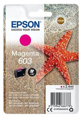 Image de Cartouche Unique Magenta Epson 603