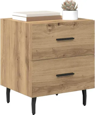 Immagine prodotto di vidaXL Comodino Artisan in rovere 40 x 35 x 47,5 cm Materiale in legno