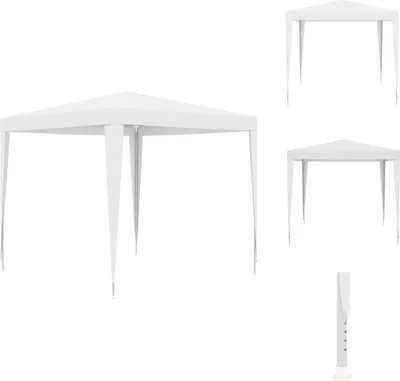 Obrázok produktu pre vidaXL Párty stan 2,5 x 2,5 m biely - Pavilóny a párty stany