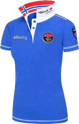 Zdjęcie produktu dla Nebulus Koszulka Polo BENTER Damen, Koszula, Polo, Bluza, Q1319 - Damen, blau, XL/42