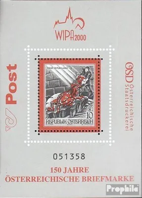 Produktbild von Briefmarken Österreich 2000 Mi Block13 (kompl.Ausg.) postfrisch Philharmonie Wien