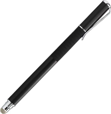 Produktbild von Stylus Pen Hochempfindliche Verzögerung nicht rutschfarbiger Griff Lebendiger Farbbreite kompatible Malerei Aluminiumlegierung Stylus Bleistift Zeichnung Tabletten Bildschirm Kapazitiver Stift für Zuhause-Schwarz