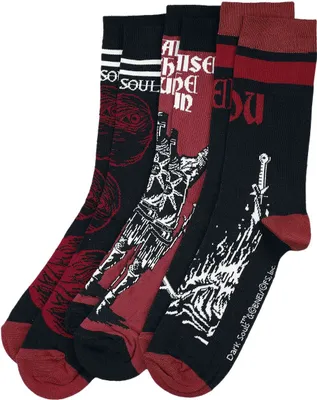 Produktbild von Dark Souls Socken Herren Bonfire multicolor EU 43-46