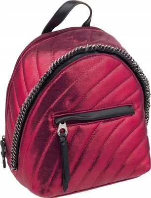 Produktbild von David Jones Damen-Rucksack Mit Metallic-Kette Und Stepp