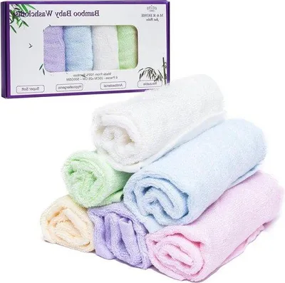 Produktbild von Famanu Waschlappen Set 9 Farben - Weich, saugfähig & wiederverwendbar