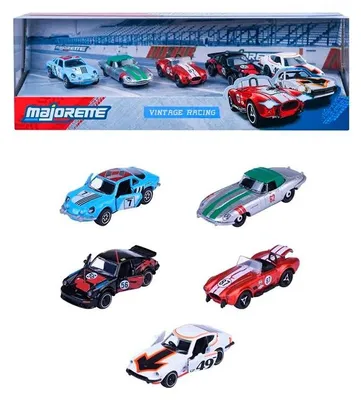 Image de Lot de 5 Majorette Vintage Racing