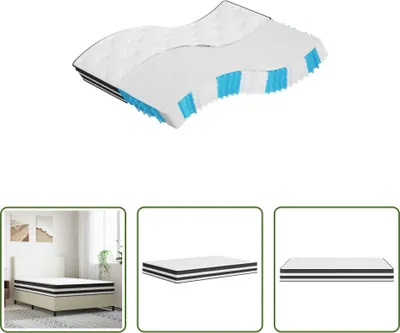 Produktbild von The Living Store Matratze Taschenfederkern Mittel 140x200 cm