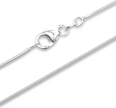 Produktbild von Schlangenkette Silber 0,8mm breit - Länge frei wählbar SC0008