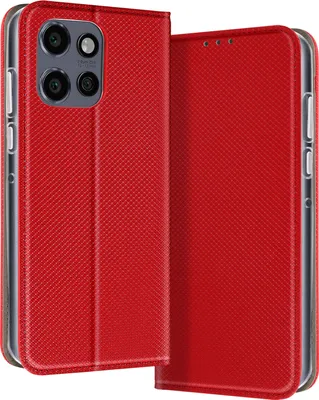 Image de Avizar, étui pour Motorola Edge 50 Neo, Edge 60 Neo et ThinkPhone 25 rabat porte-carte, rouge