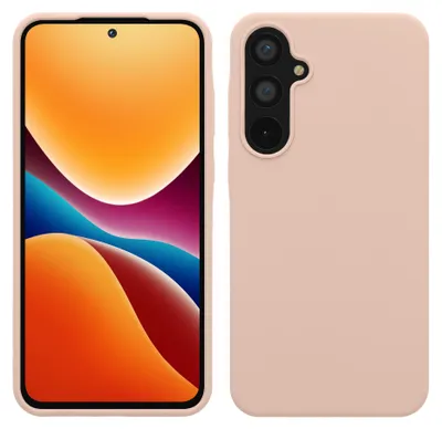 Produktbild von kwmobile Handyhülle für Samsung Galaxy A55 5G Hülle - Case Silikon - Kabelloses Laden - Schutzhülle Cover in Coconut Swirl