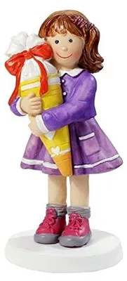 Figur Mädchen mit Schultüte 9 cm Schule