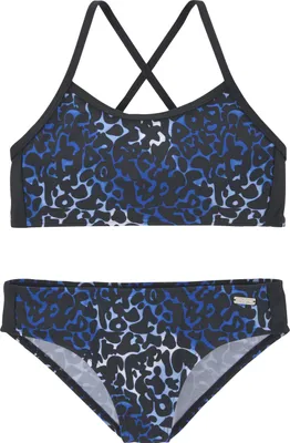 Produktbild von Buffalo Bustier-Bikini blau bedruckt Größe 170/176