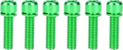 Imagen del producto de Soportes para bicicletas, portabicicletas, soportes para botellas de agua, tornillos, herramientas de fijación, pernos para bicicletas, aleación de titanio, bicicleta para ciclismo, portabotellas (verde)