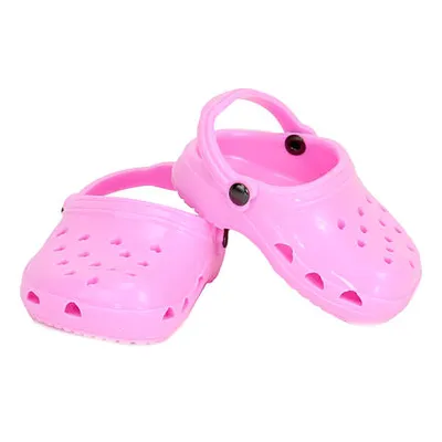 Obrázok produktu pre Sophia's By Teamson Kids 18" sandále pre bábiky, ružové topánky pre bábiky