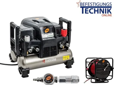 Produktbild von Tjep Kompressor 9/20 HP High Pressure + Schlauchtrommel + Reduktionsventil
