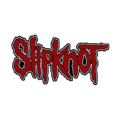 Produktbild von Slipknot - Ausschnitt - Patch - Polyester Logo RO1132 (Einheitsgröße) (Rot)