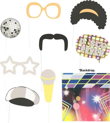 Imagen del producto de Kit de accesorios para fotomatón, ideal para fiestas y discotecas