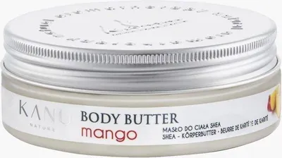 Produktbild von Körperbutter mit Bio-Sheabutter, Mango Duft, für trockene und reife Haut, tierversuchsfrei