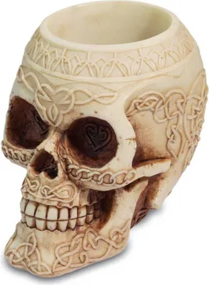 Produktbild von Keltischer Totenkopf Stiftehalter