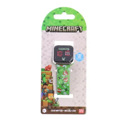 Produktbild von LED Kinder Uhr Minecraft