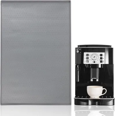 Produktbild von Silikon Untersetzer Kaffee Pad grau Antirutsch
