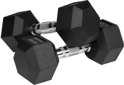 Zdjęcie produktu dla Rebel RBA-2325-09 Hantle HEX z gumowanego żeliwa 2 x 9 kg