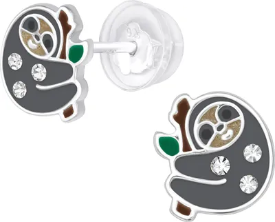 Produktbild von Ohrstecker 925 Sterling Silber mit Faultier
